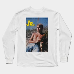 JR. Junior - Vintage Physique Muscle Male Model Magazine Cover Long Sleeve T-Shirt